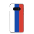 Miniatyrbild 1 av 2: Mobilskal – Rysk flagga – Kompatibel med Samsung Galaxy S10e – Mjukt fodral – Slitstarkt och stöttåligt – Pixelforma