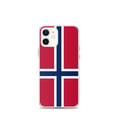 Miniatyrbild 1 av 2: Mobilskal – Bouvetöns flagga – Kompatibel med iPhone 12 mini – Mjuk Fodral – Stöttålig och Stötdämpande - Silikon - Pixelforma