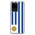 Miniatyrbild 1 av 2: Telefonfodral – Uruguayflagga – Kompatibel med Samsung Galaxy S20 – Mjukt fodral – Hållbart och stötresistent – Pixelforma