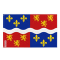 Miniatyrbild 1 av 3: Flagga Somme – 60 x 90 cm – Hållbar Polyester – 2 Metallöljett – Inomhus / Utomhus – Pixelforma
