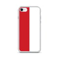 Miniatyrbild 1 av 2: Telefonfodral – Monaco Flagga – Kompatibel med iPhone 8 Plus – Mjukt Fodral – Slitstarkt och Stötsäkert - Silikon - Pixelforma