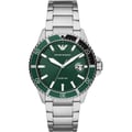 Miniatyrbild 1 av 4: Klocka - Emporio Armani - AR11338 - Boett 42 mm - Vattentäthet 100 m - Grön urtavla