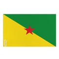 Miniatyrbild 1 av 3: Guyanas flagga – 160 x 240 cm – Slitstark polyester – 2 metallöglor – Inomhus / Utomhus – Pixelforma