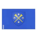 Miniatyrbild 1 av 3: Flagga L'Ancienne-Lorette – 96 x 144 cm – Hållbar polyester – 2 metalöglor – Inomhus / Utomhus – Pixelforma