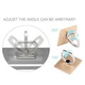Miniatyrbild 3 av 3: Stöd Ring - OEM - IPHONE 7 Plus - Universell - 360° Rotativ - Vit Plast