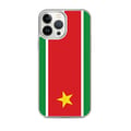 Miniatyrbild 1 av 2: Telefonfodral – Guadeloupeflagga – Kompatibel med iPhone 13 Pro Max – Mjuk Fodral – Motståndskraftig och Stötabsorberande – Pixelforma