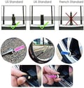 Miniatyrbild 3 av 5: 8-pack cykelhjul Light Up LED-belyst ventillock