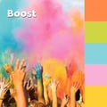 Miniatyrbild 2 av 2: Post-it färgnoteringar - 3M - Super Sticky - 76 x 76 mm - Förpackning om 5 - 90 ark