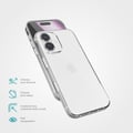 Miniatyrbild 3 av 5: Hölster Epico Hero - EPICO - iPhone 16 Plus - TPU - Styv - Transparent