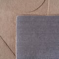Miniatyrbild 3 av 4: Matta - AYYILDIZ - Boho Skandinavisk - Beige enfärgad - Mikrofiber 1150 g/m² - Tvättbar 3D-effekt