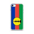 Miniatyrbild 1 av 2: Mobilskal – Nya Kaledoniens flagga – Kompatibel med iPhone 6S – Mjuk fodral – Hållbar och stöttålig – Pixelforma