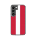 Miniatyrbild 1 av 2: Mobilskal - Samsung - Galaxy S23 Plus - Österrikes flagga - Mjuk - Flerfärgad