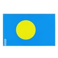 Miniatyrbild 1 av 3: Palauernas flagga – 192 x 288 cm – Hållbar polyester – 2 metallöglor – Inomhus / Utomhus – Pixelforma