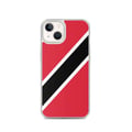 Miniatyrbild 1 av 2: Mobilskal – Trinidad och Tobago-flagg – Kompatibel med iPhone 13 – Flexibelt fodral – Slagtålig och stöttålig - Silikon - Pixelforma