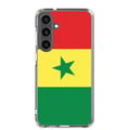 Miniatyrbild 1 av 2: Mobilskal – Senegal Flagga – Kompatibel med Samsung Galaxy S22 Ultra – Mjuk Fodral – Slitstark och Stötabsorberande – Pixelforma
