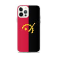 Miniatyrbild 1 av 2: Mobilskal - PIXELFORMA - Angolas flagga - Kompatibel med iPhone 12 Pro Max - Flexibel - Stötsäker