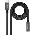 Miniatyrbild 1 av 2: NANOCABLE 10.01.4402 - USB 3.2 Gen2x2 20Gbps 3A-kabel, 4K/60Hz, USB-C hane till USB-C hona, svart, 2 m