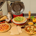 Miniatyrbild 3 av 5: Cecotec fyragrill elektrisk för pizza Fun Pizza&Co Mamma Mía Vista, 1200 W, timer 15 minuter