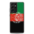 Miniatyrbild 1 av 2: Mobilskal – Afghanistans flagga – Kompatibel med Samsung Galaxy S21 – Flexibelt fodral – Slittåligt och stöttåligt – Pixelforma