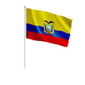 Miniatyrbild 1 av 3: Mini Ecuadorflagga – 20 x 30 cm – Att Hålla i Hand – Polyester – 1 styck – Pixelforma