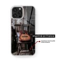Miniatyrbild 4 av 6: Silikonförstärkt tryckt fodral kompatibelt med Apple iPhone 15 Plus Gitarr