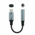 Miniatyrbild 2 av 2: Märke nanofil Modell 24.10.1204 Funktion - Ljudadapterkabel USB-C hane i ena änden och JACK 3.5 hona i den andra -