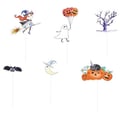 Miniatyrbild 1 av 2: Halloween dekorationer på pinne - PTIT CLOWN - re23421 - Förpackning 8 stycken - Kartong & plast - 20 cm