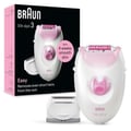 Miniatyrbillede 2 af 2: Epilator - BRAUN - Silk Epil 3 - 2 hastigheder - Barberskærehoved - Medfølgende tilbehør - LED-belysning