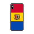Miniatyrbild 1 av 2: Mobilskal – Armeniens flagga – Kompatibel med iPhone XS – Mjukt fodral – Slitstarkt och stöttåligt – Silikon – Pixelforma