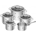 Miniatyrbild 1 av 4: Kastrullset - ZWILLING - 66220-002-0 - Rostfritt stål - Induktionskompatibel - 5 delar