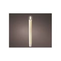 Miniatyrbild 1 av 2: Pack av 2 enheter av LED-vaxljus, unik beige färg, ø2,2x24,5cm, Lumineo