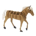 Miniatyrbild 1 av 2: 3D-modell i papper - FRIDOLIN - 3D-modell av Haflingerhäst - Brun - Kartong - 11,5×10×4 cm