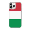 Miniatyrbild 1 av 2: Mobilskal – Italiens flagga – Kompatibel med iPhone 13 Pro Max – Mjukt fodral – Slitstarkt och stöttåligt – Silikon – Pixelforma