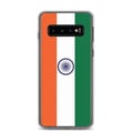Miniatyrbild 1 av 2: Mobilskal – Indiens flagga – Kompatibel med Samsung Galaxy S10 – Mjukt fodral – Stöttålig och slagabsorberande – Pixelforma