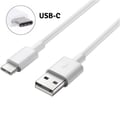 Miniatyrbild 1 av 2: [Kompatibel med Xiaomi MI 5-5S-5X-6X-8-8PRO-8LITE-A1-A2-MIX2-POCOPHONE] USB-C-kabel Laddare Vit Micro USB 1M [Phonillico®]