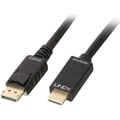 Miniatyrbild 1 av 2: LINDY DisplayPort till HDMI 4K30-kabel (DP:passiv) - 1m