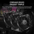 Miniatyrbild 2 av 3: Paket med 3 120 mm PWM-fläktar - CORSAIR - RS120