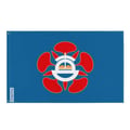 Miniatyrbild 1 av 3: Flagga Tainan – 120 x 180 cm – Hållbar Polyester – 2 Metallöglor – In-/Utomhusbruk – Pixelforma