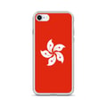 Miniatyrbild 1 av 2: Telefoncover – Hongkongs flagga – Kompatibel med iPhone 6 – Mjuk fodral – Slitstark och stötresistent - Silikon - Pixelforma