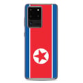 Miniatyrbild 1 av 2: Mobilskal – Nordkorea Flagga – Kompatibel med Samsung Galaxy S20 – Mjukt fodral – Stöttålig och Skyddande – Pixelforma