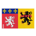 Miniatyrbild 1 av 3: Flagga Rhône – 128 x 192 cm – Hållbar Polyester – 2 Metallöglor – Inomhus / Utomhus – Pixelforma