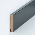 Miniatyrbild 1 av 2: PROVISTON MDF-sockel 16 x 80 x 2500 mm Svart för att limma, klämma, skruva &amp; spikbelagd MDF-kärna 62,5 meter | 25 stycken