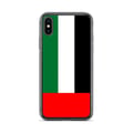 Miniatyrbild 1 av 2: Mobilskal – Förenade Arabemiratens flagga – Kompatibel med iPhone XS – Flexibelt fodral – Slitstarkt och stöttåligt – Pixelforma