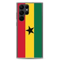 Miniatyrbild 1 av 2: Mobilskal – Ghanas flagga – Kompatibel med Samsung Galaxy S23 Ultra – Mjukt skydd – Slitstarkt och stötabsorberande – Pixelforma