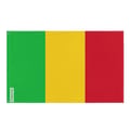 Miniatyrbild 1 av 3: Mali-flagga – 120 x 180 cm – Hållbar polyester – 2 metallögglor – Inomhus-/Utomhusbruk – Pixelforma