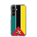 Miniatyrbild 1 av 2: Mobilskal – Mozambiques flagga – Kompatibel med Samsung Galaxy S22 – Flexibelt fodral – Stöttåligt och slagtåligt – Pixelforma