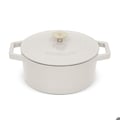 Miniatyrbillede 3 af 3: Støbejernsgryde - BERLINGHAUS - BH-6528 - 24 cm - 4,35 liter - Farve creme