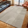 Miniatyrbild 1 av 5: Matta - MELIS HOME - Skandinavisk bohem - 80X250 cm - Beige - Bakside i jute
