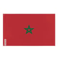 Miniatyrbild 1 av 3: Marockos flagga – 60 x 90 cm – Syntetisk fiber – 2 metallöglor – Inomhus / Utomhus – Pixelforma