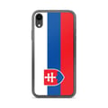 Miniatyrbild 1 av 2: Mobilskal – Slovakiska flaggan – Kompatibel med iPhone XR – Mjuk fodral – Slitstark och stötsäker – Silikon – Pixelforma